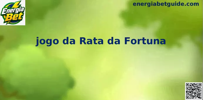 Ilustração ampla do jogo da Rata da Fortuna para dispositivos móveis e computadores