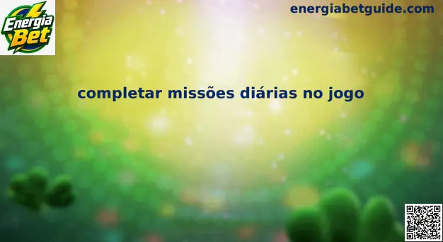 Missões diárias Energia Bet