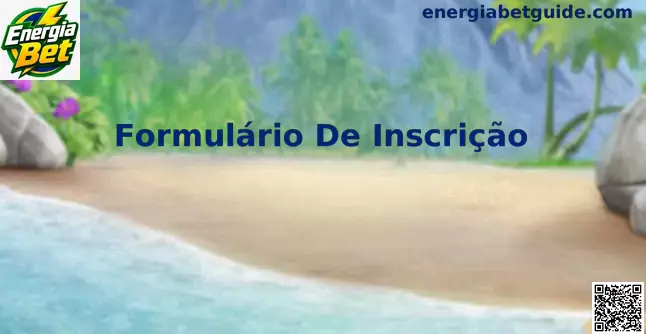 Interface de um Formulário De Inscrição digital moderno e responsivo