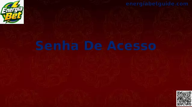 Senha de Acesso Energia Bet