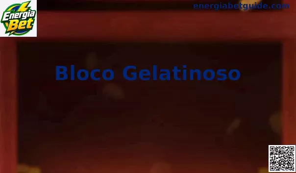 Representação visual do Bloco Gelatinoso em um jogo temático da Energia Bet