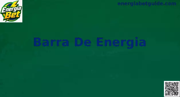 Interface Informativa da Barra de Energia do Energia Bet
