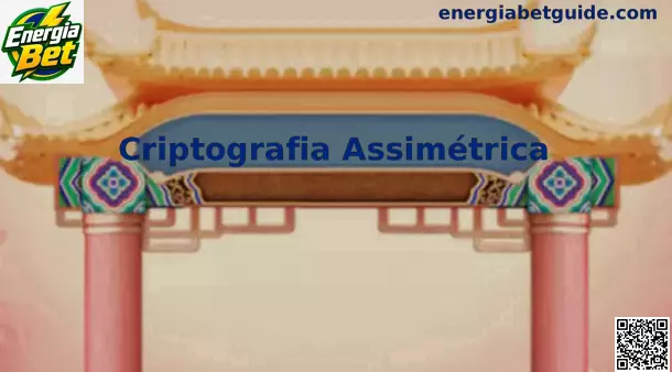 Visualização conceptual de criptografia assimétrica com par de chaves pública e privada protegendo dados digitais
