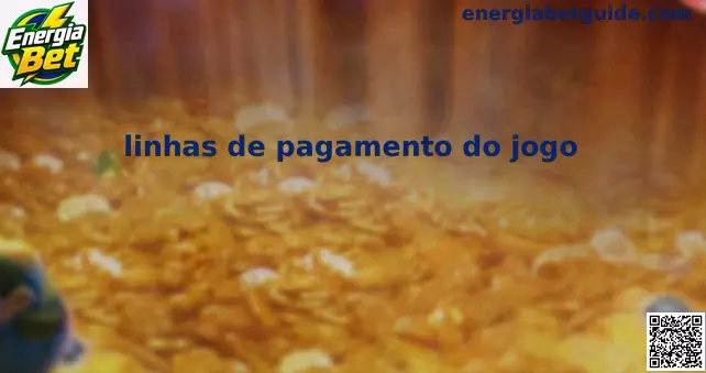 Linhas de pagamento do jogo Energia Bet